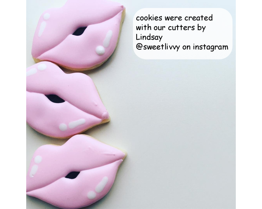 Lip Cookie Cutter. Valentine's day Cookie Cutter