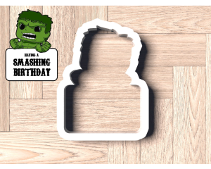 Hulk Plaque Cookie Cutter