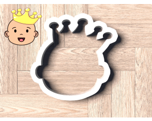 Baby With Crown Cookie Cutter