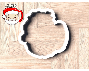 Santa Clause Mug Cookie Cutter