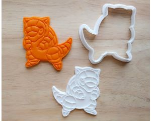 Sandshrew Cookie Cutter and Stamp Set