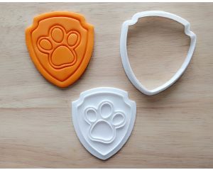 Ryder Paw Patrol Cookie Cutter and Stamp Set