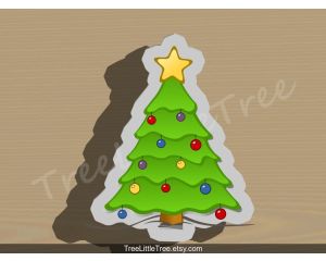 Christmas Tree with Star Cookie Cutter
