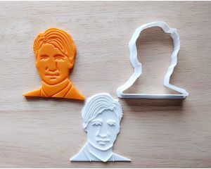 Justin Trudeau Cookie Cutter and Stamp Set