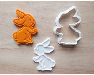Easter Bunny Cookie Cutter and Stamp Set