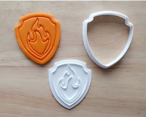 Marshall Paw Patrol Cookie Cutter and Stamp Set