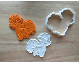 Vulpix Cookie Cutter and Stamp Set