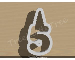 Unicorn Number Five  Cookie Cutter