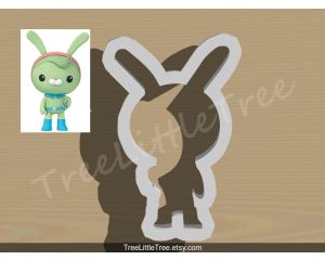 Tweak Bunny Cookie Cutter