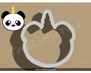 Unicorn Number Eight Cookie Cutter