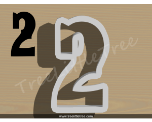 Carnival Number One Cookie Cutter