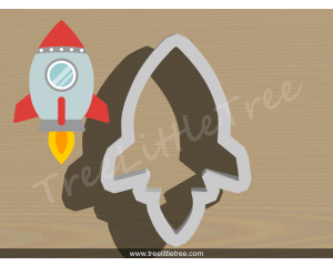 Rocket Cookie Cutter.