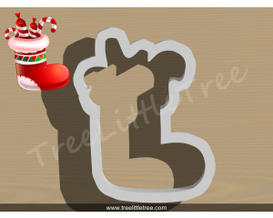 Sitting Reindeer Cookie Cutter.