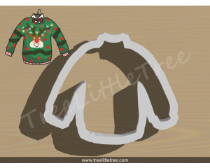 Christmas Sweater Cookie Cutter