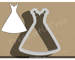Wedding Dress Style 1 Cookie Cutter