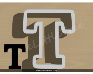 Greek Letter Beta Cookie Cutter. 