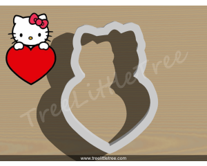 Peace and Love Cookie Cutter