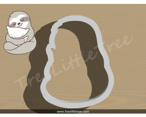 Sloth with Pillow Cookie Cutter