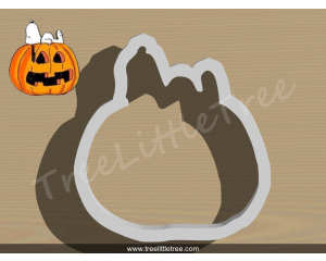 Mickey Pumpkin Plaque Cookie Cutter. 