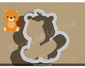 Baby Bear Cookie Cutter. 