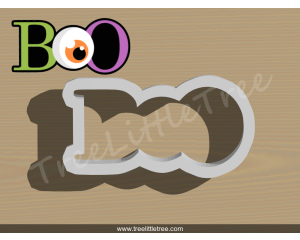 Boo Style 1 Cookie Cutter. 