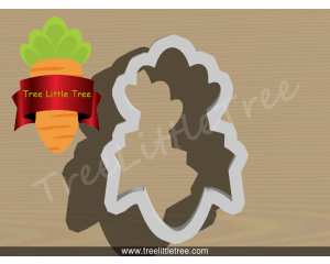 Carrot Banner Cookie Cutter