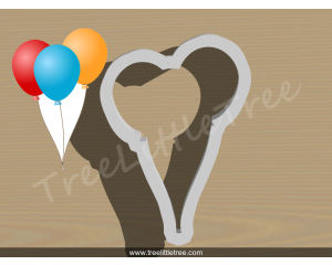 Single Balloon Cookie Cutter