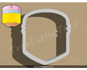 Apple Ruler Plaque Cookie Cutter.