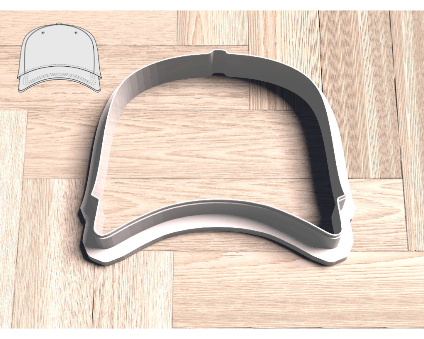Baseball Cap Cookie Cutter. Baseball Cookie Cutter. Sports Cookie Cutter