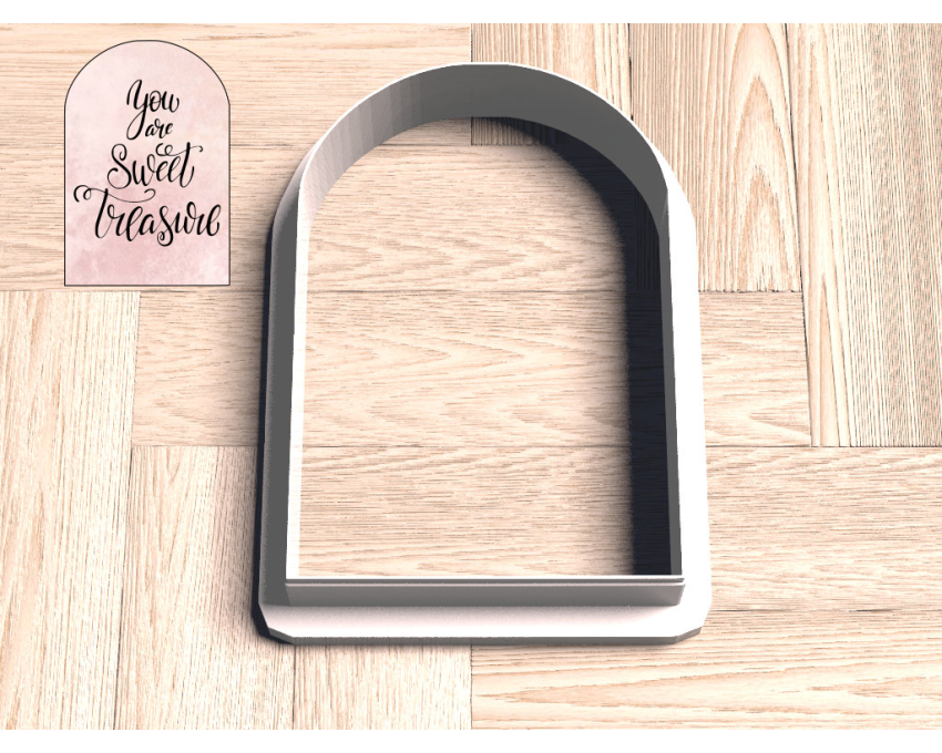 Tall Arch Cookie Cutter. Shapes Cookie Cutter. Boho Style Cookie Cutter