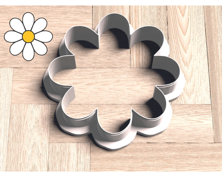 Daisy Flower Cookie Cutter. Flower Cookie Cutter. Summer Cookie Cutter