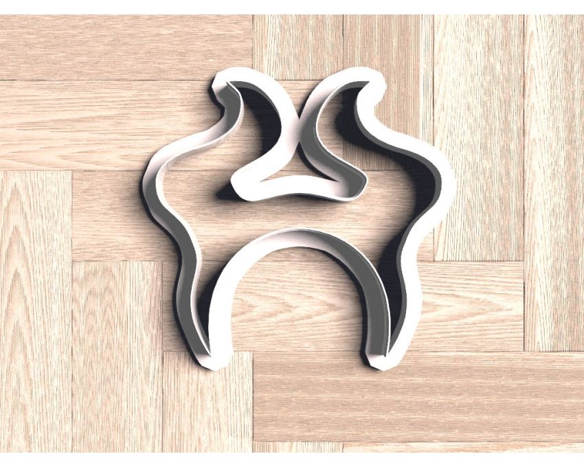 Horn Headband Cookie Cutter. Cartoon Cookie Cutter.