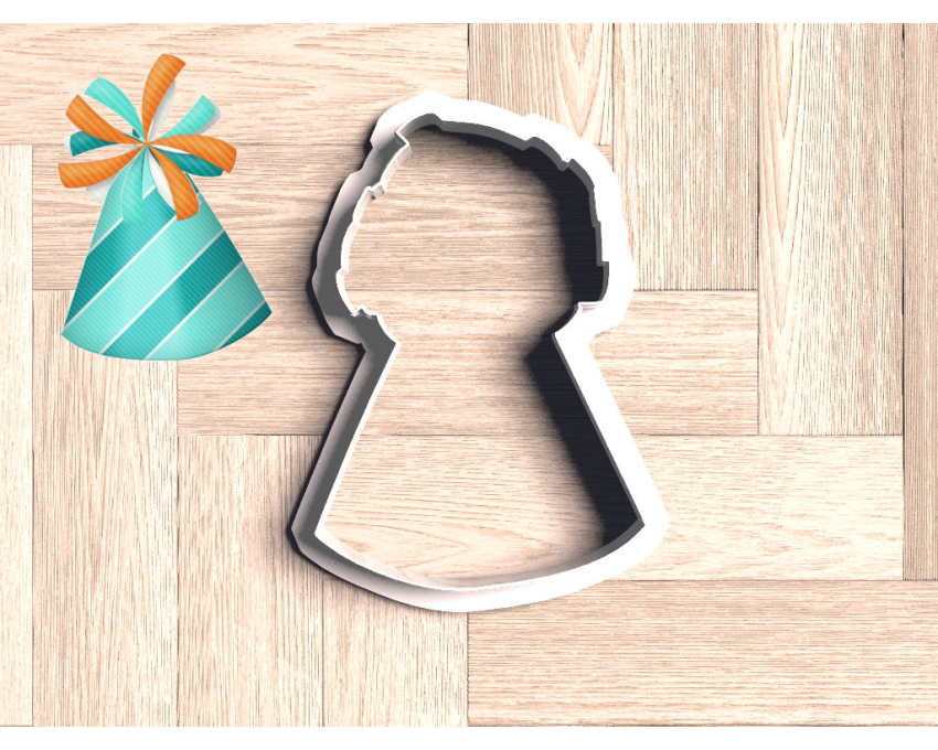 Birthday Hat Cookie Cutter. Birthday Cookie Cutter