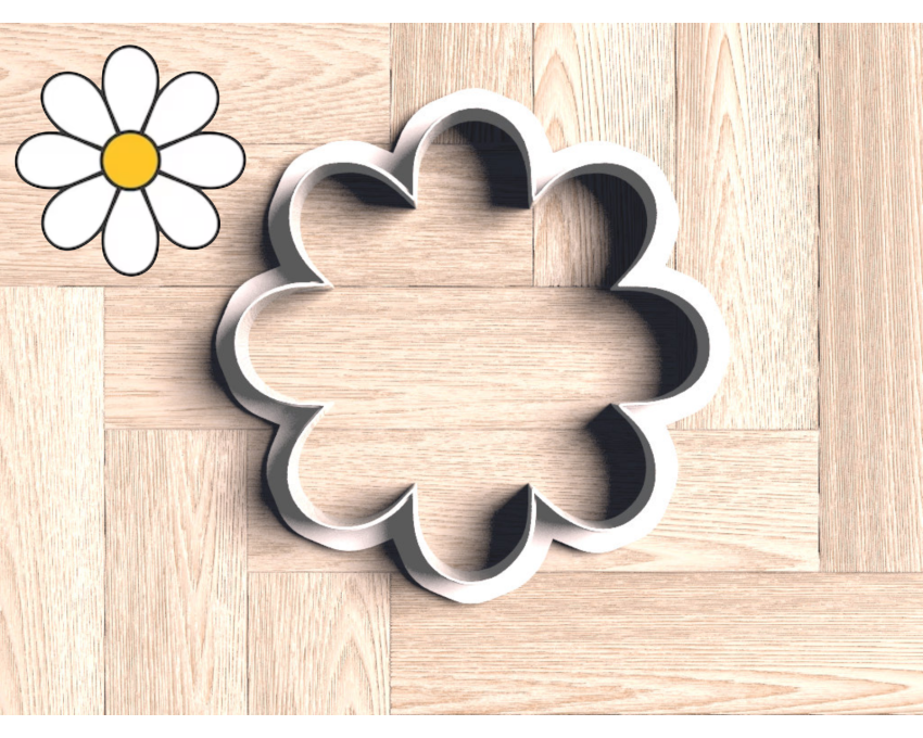 Daisy Flower Cookie Cutter. Flower Cookie Cutter. Summer Cookie Cutter
