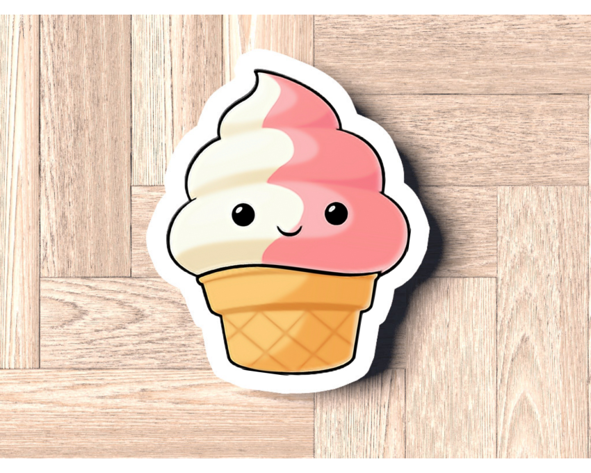 Soft Serve Ice Cream Cookie Cutter. Summer Cookie Cutter