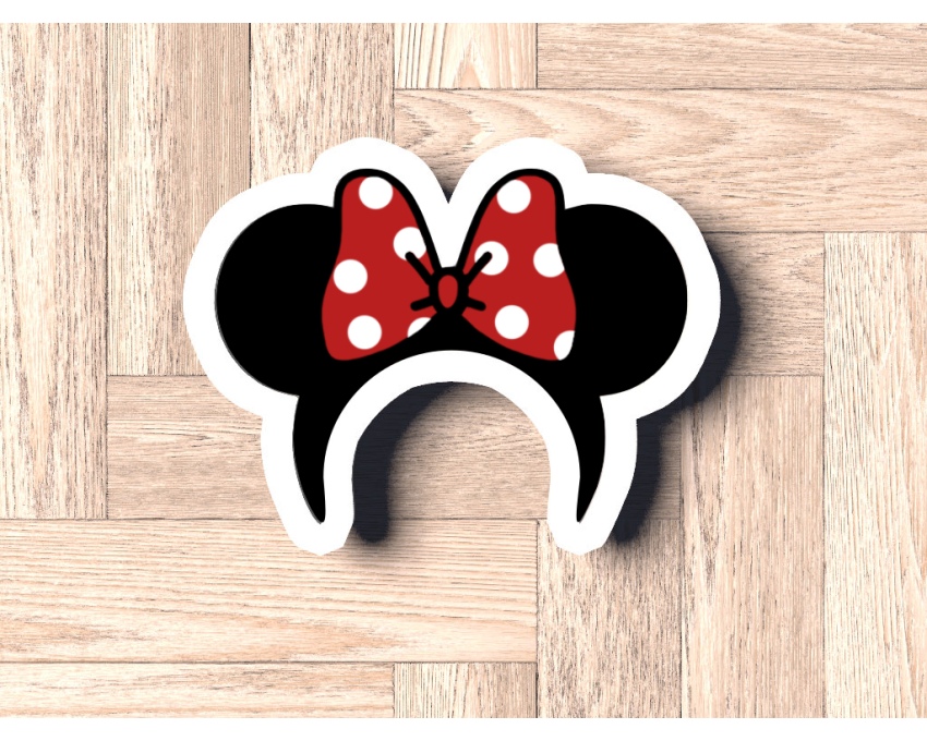Minnie Ears Headband Cookie Cutter. Cartoon Cookie Cutter. Disney Cookie Cutter