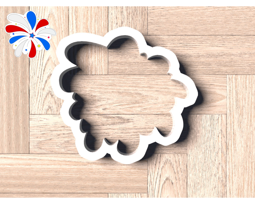 Fireworks Cookie Cutter. Fourth of July Cookie Cutter. Independence Day Cookie Cutter. 3D Printed. Baking Gifts. Custom Cookies