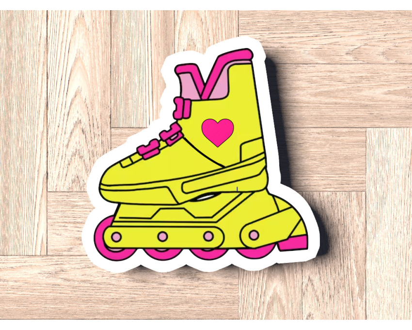 Roller Skate Cookie Cutter. Barbie Cookie Cutter. 90s Theme Cookie Cutter