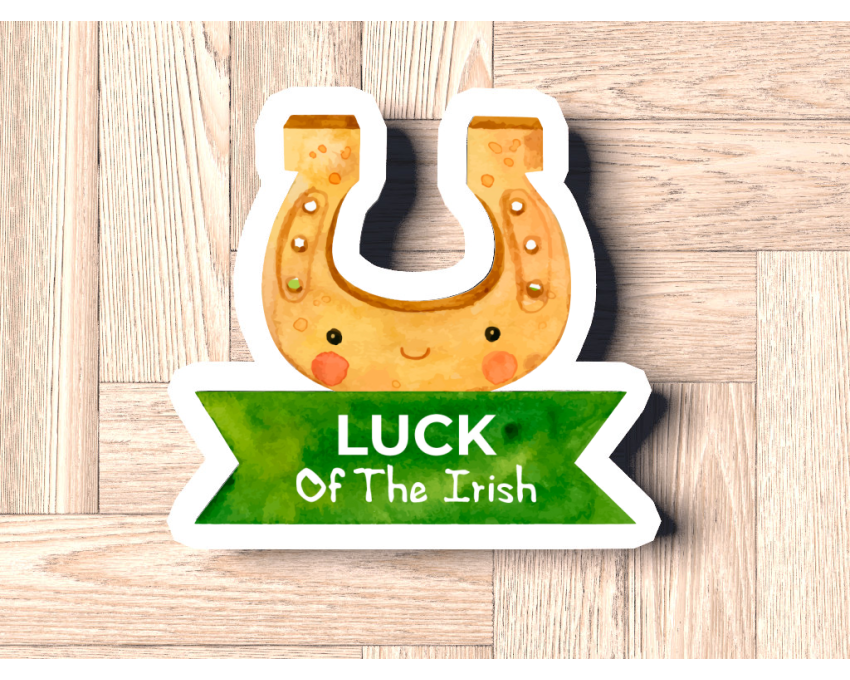 Horseshoe Plaque Cookie Cutter. St Patrick's Day Cookie Cutter. Babyshower Cookie Cutter