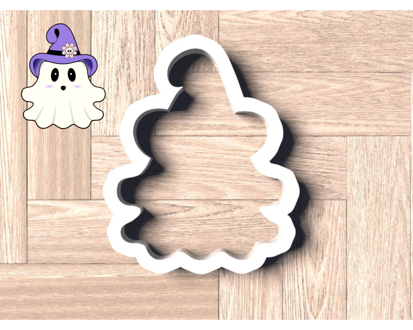 Witch Boo Cookie Cutter. Halloween Cookie Cutter. 