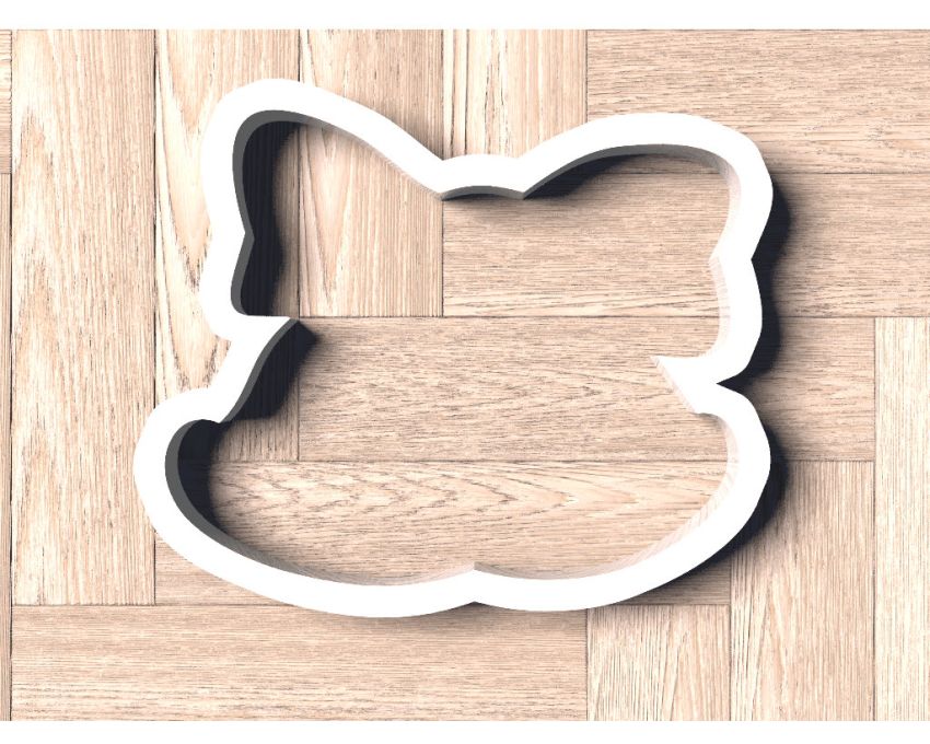 Christmas Jingle Bell With Bow Cookie Cutter. Christmas Cookie Cutter