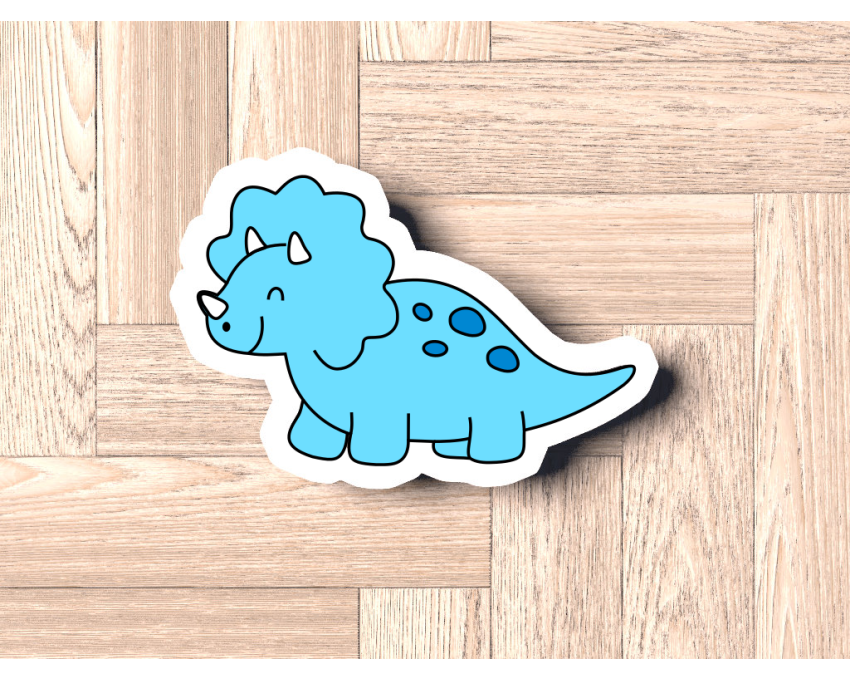 Dinosaur Triceratops Cutter. Dinosaur Cookie Cutter.  Animal Cookie Cutter