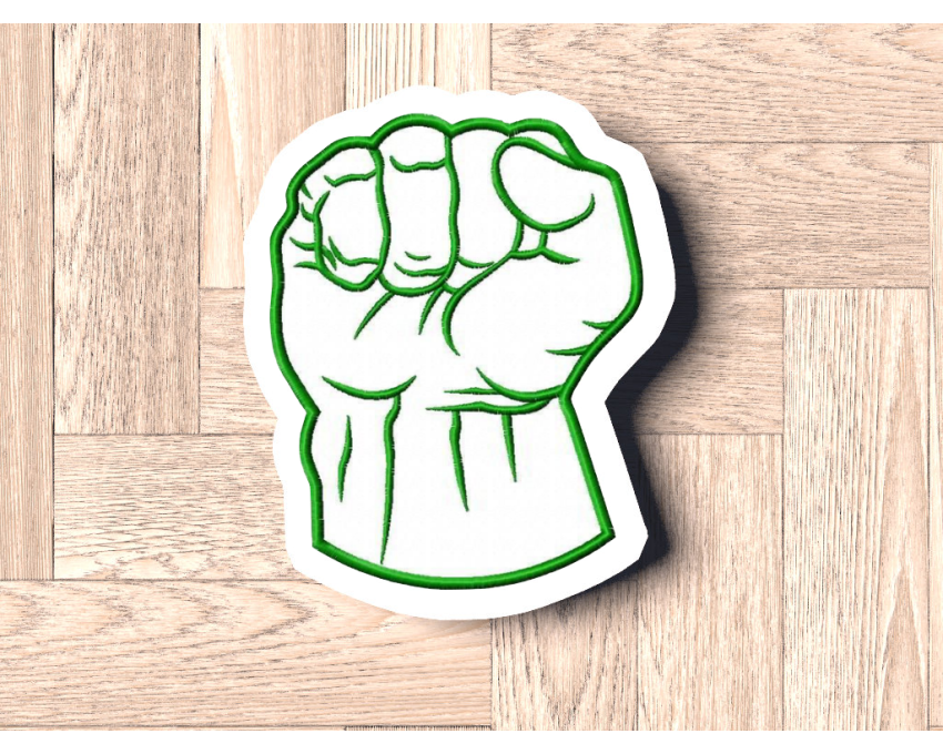 Hulk Fist Cookie Cutter. Super Hero Cookie Cutter