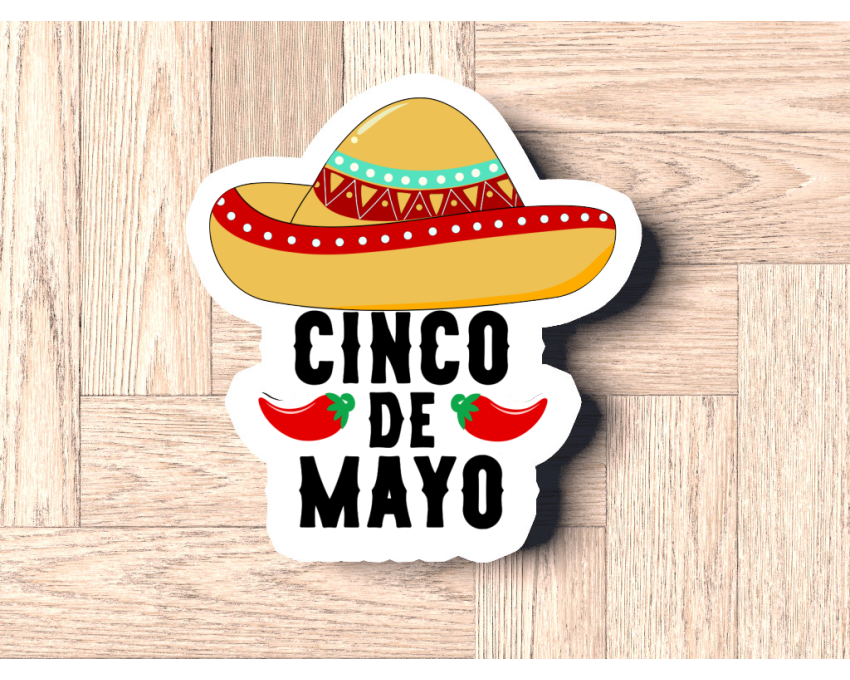 Cinco de Mayo Plaque with Sombrero Cookie Cutter. Fiesta Cookie Cutter.  Cinco de Mayo Cookie Cutter.