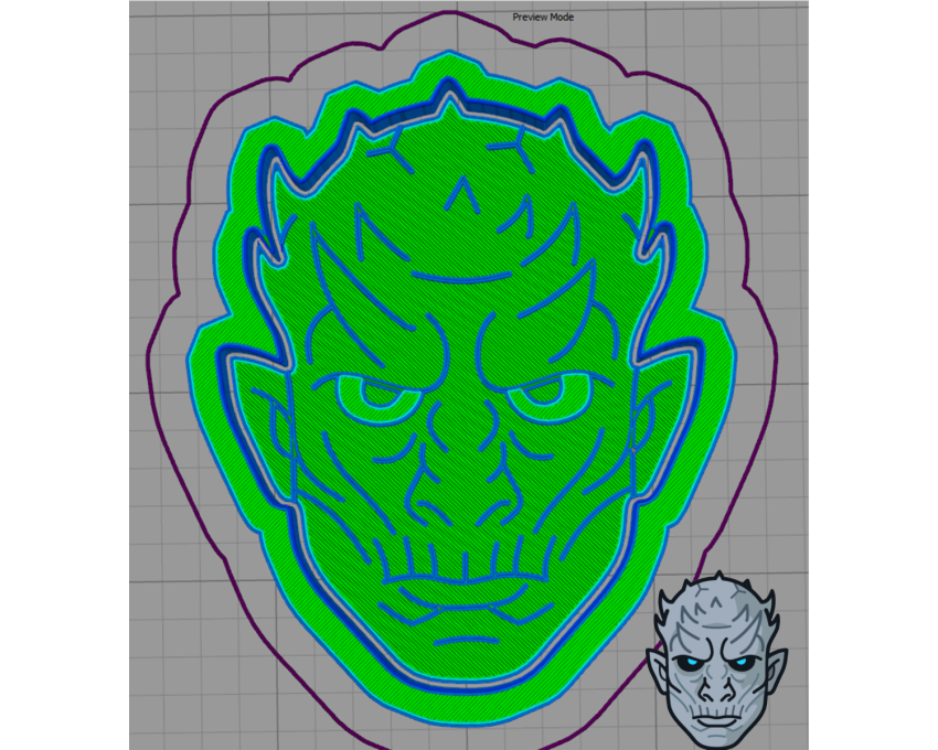 King of Night Cookie Cutter. Game of Throne Cookie Cutter. Movie Cookie Cutter