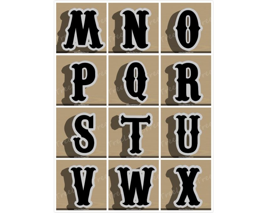 Carnival Alphabet Set A-Z Cookie Cutter. Alphabet Cookie Cutter. Letters Cookie Cutter