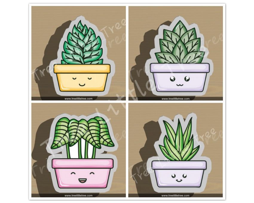House Plant Collection Cookie Cutter. Plant Cookie Cutter. 