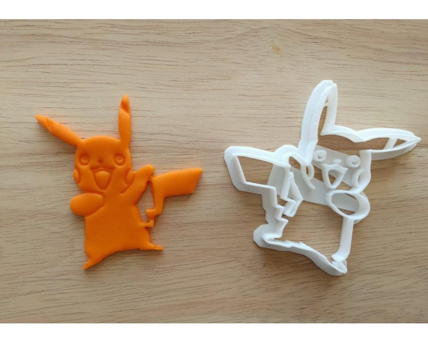 Cute Pikachu Cookie Cutter. Pokemon Cookie Cutter