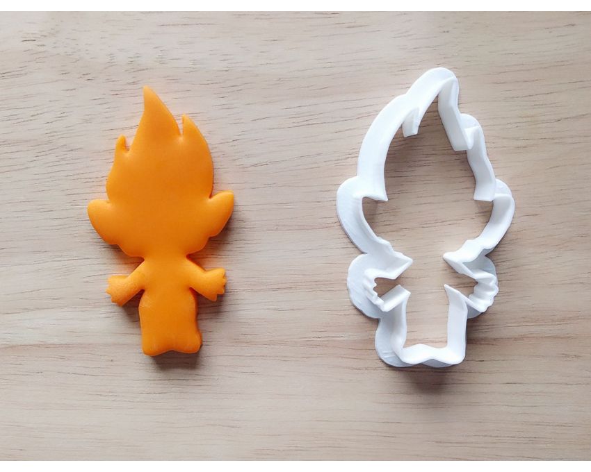Troll Doll Cookie Cutter. Cartoon Cookie Cutter