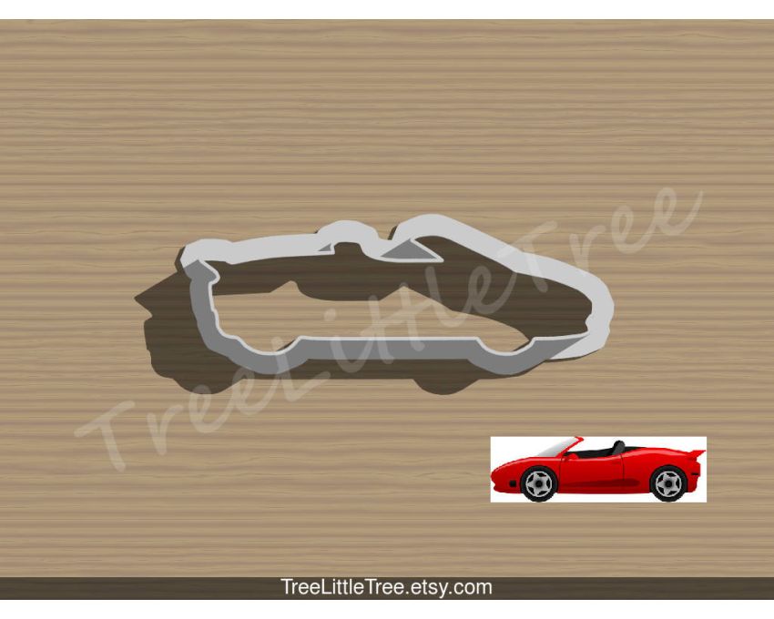 Ferrari Cookie Cutter. Car Cookie Cutter